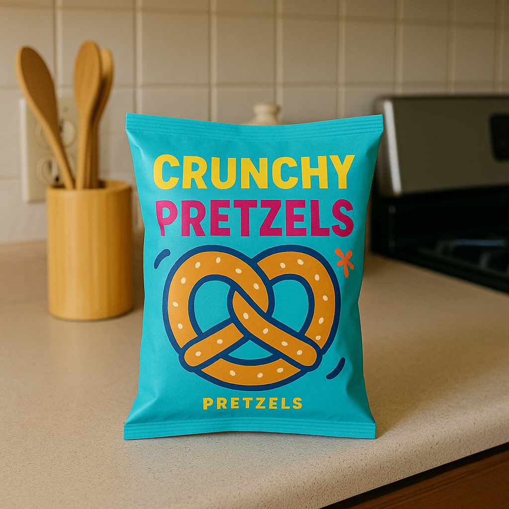 pretzel pillow pouch