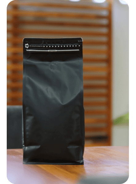 black stand up pouch