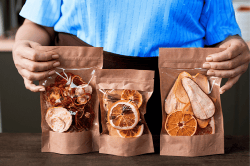 Dry shop food packaging