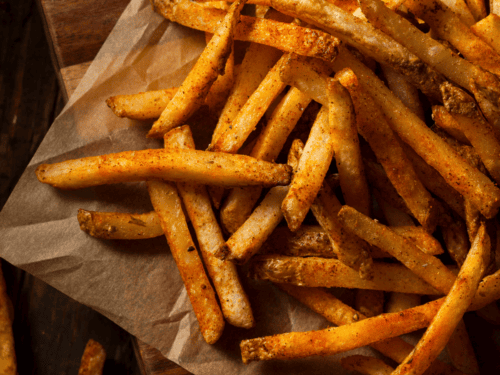 food seasoning on fries