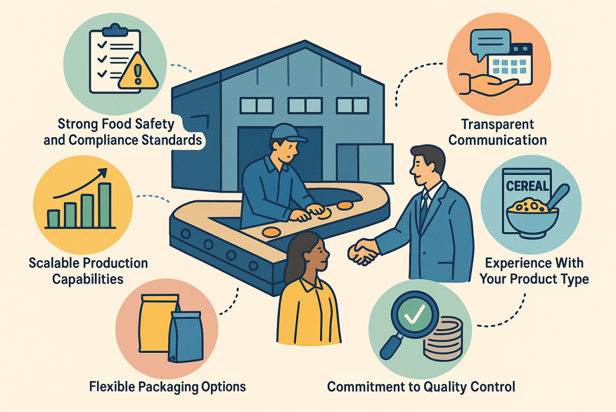 brands should look for when choosing a co-packer